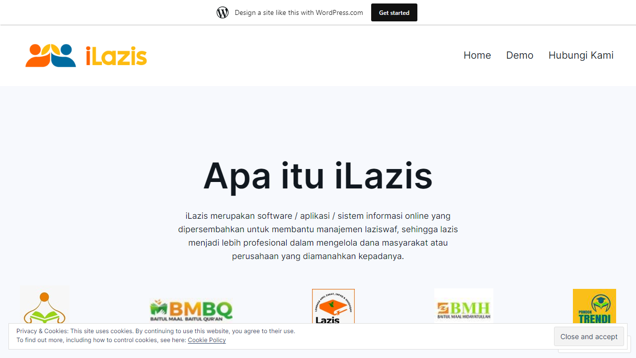 Website iLazis Wordpress